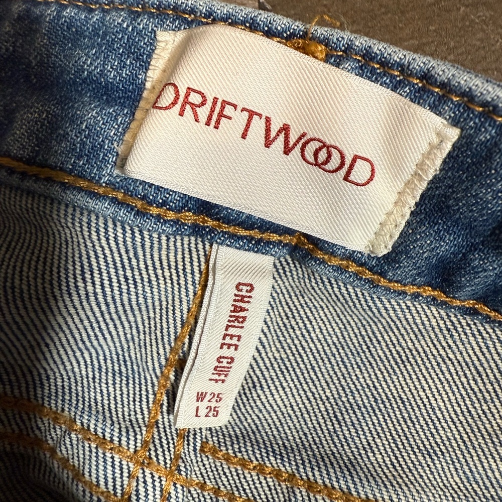 NWT Driftwood Charlie Cuff‎ Jeans 25 - Picture 9 of 10